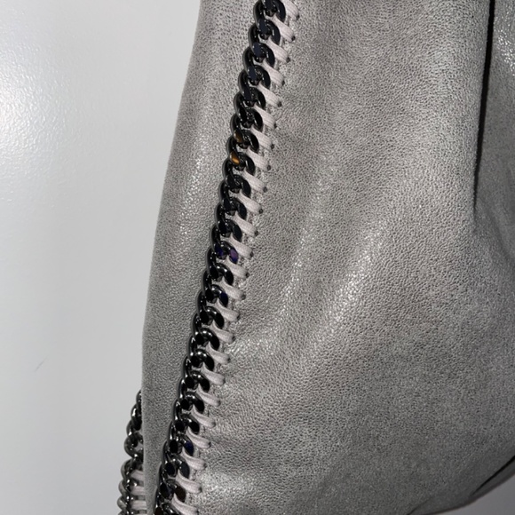 Stella McCartney Large Falabella - Grey w Silver Chain - Picture 12 of 16
